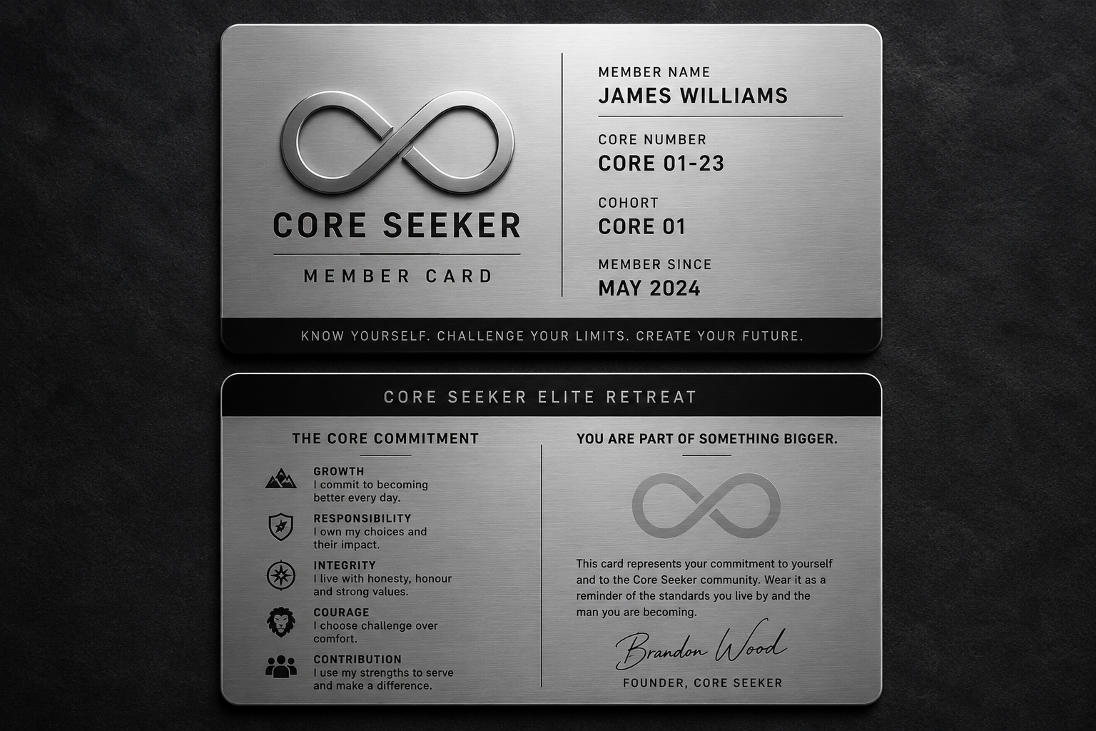 Core Seeker Member Card