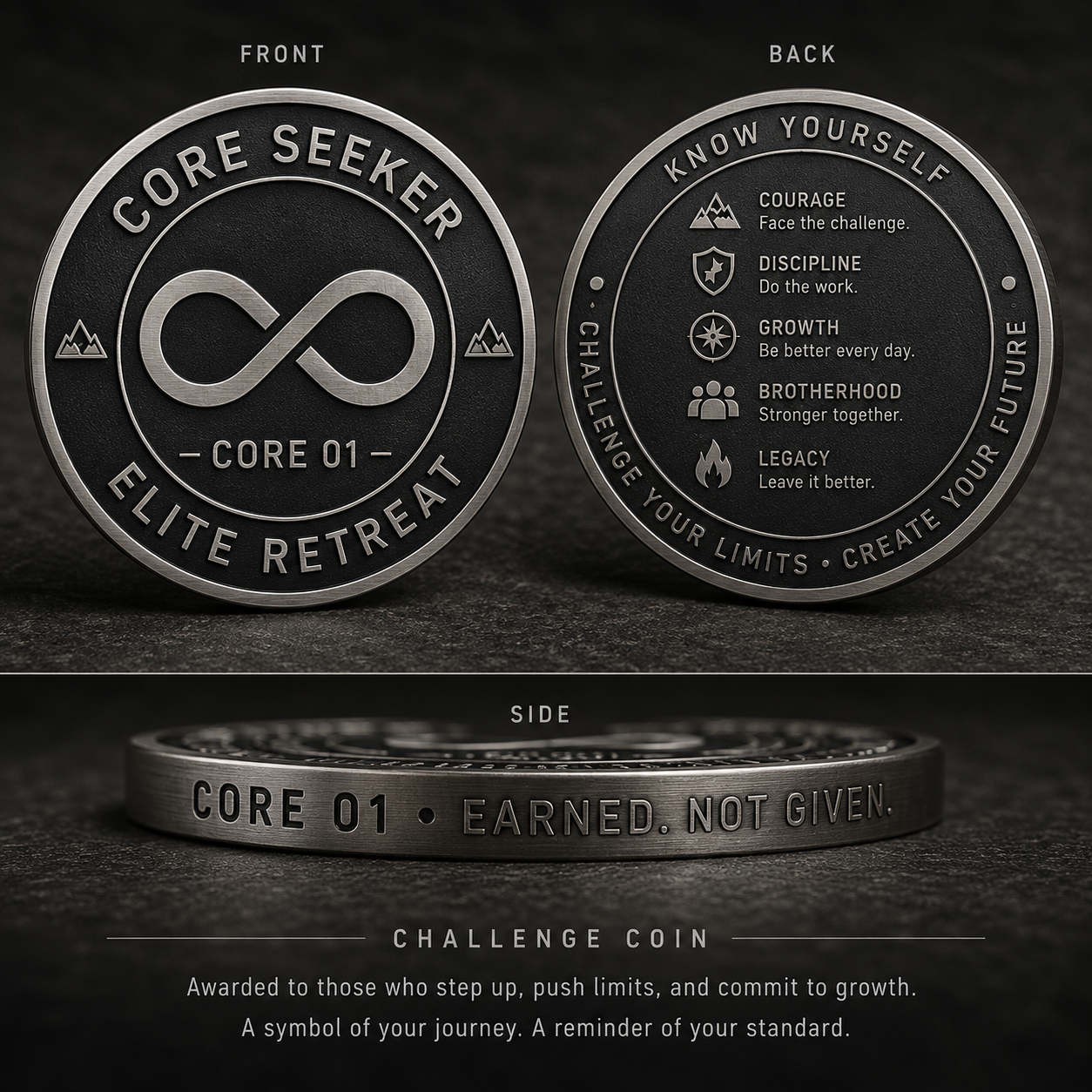 Core Seeker Challenge Coin